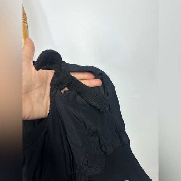 Sonia Rykiel Black Velvet Striped Blouse sz S - Picture 3 of 6